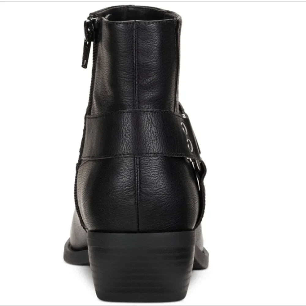 SUN + STONE Womens Westinn Harness Bootie Black Size 6M - G75 - Picture 4 of 4